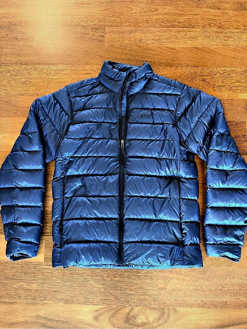 REI Co-op 650 Down Jacket Blue Puffer Size Small
